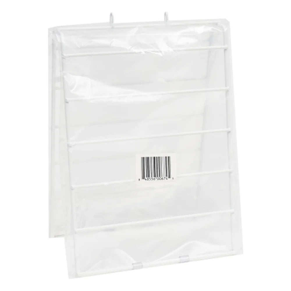 NCCO Wire Coated Dispenser 6.5 Inch Saddle Bags, 1 Each — 1 Per Case