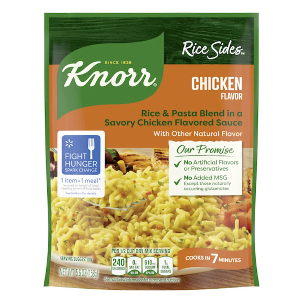 Knorr Rice Sides Chicken Flavor, 5.6 Ounce — 12 Per Case