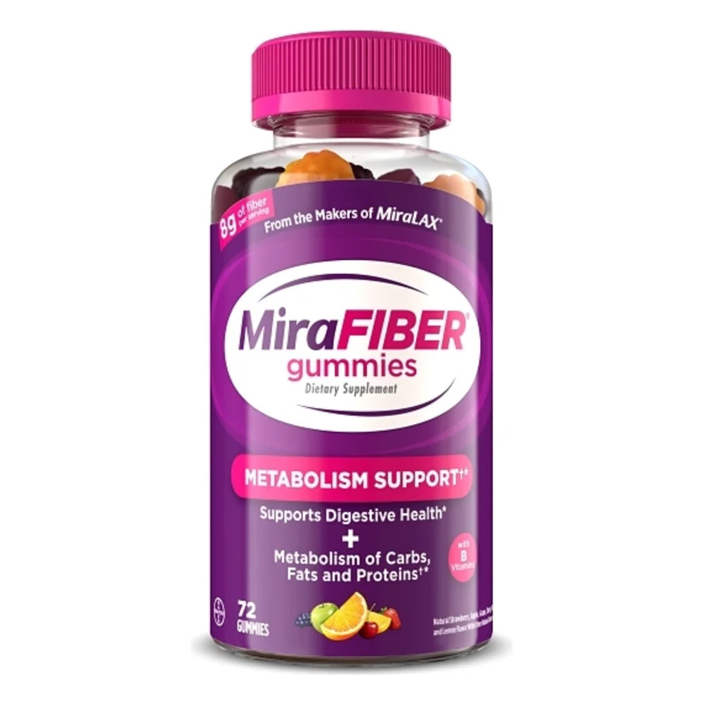 Miralax Mirafiber Gummy, 72 Piece — 24 Per Case