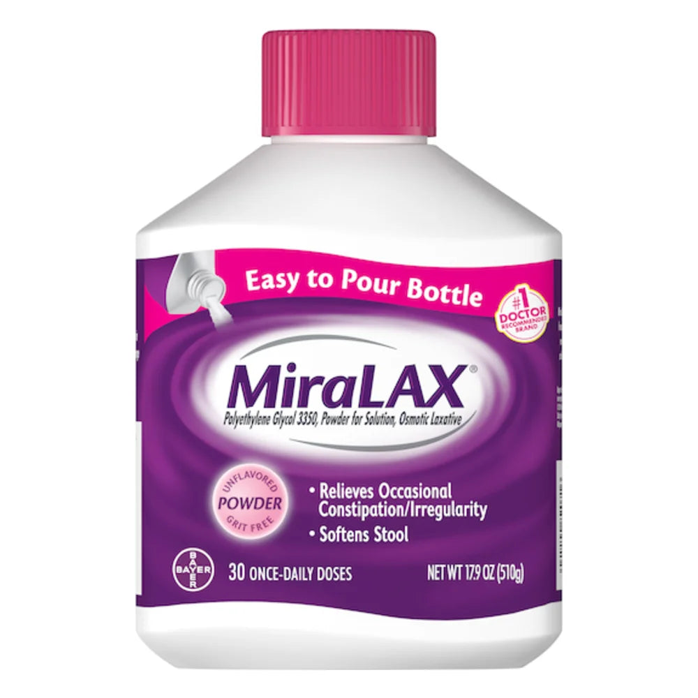 Miralax 30 Day Dose, 17.9 Fluid Ounce — 12 Per Case