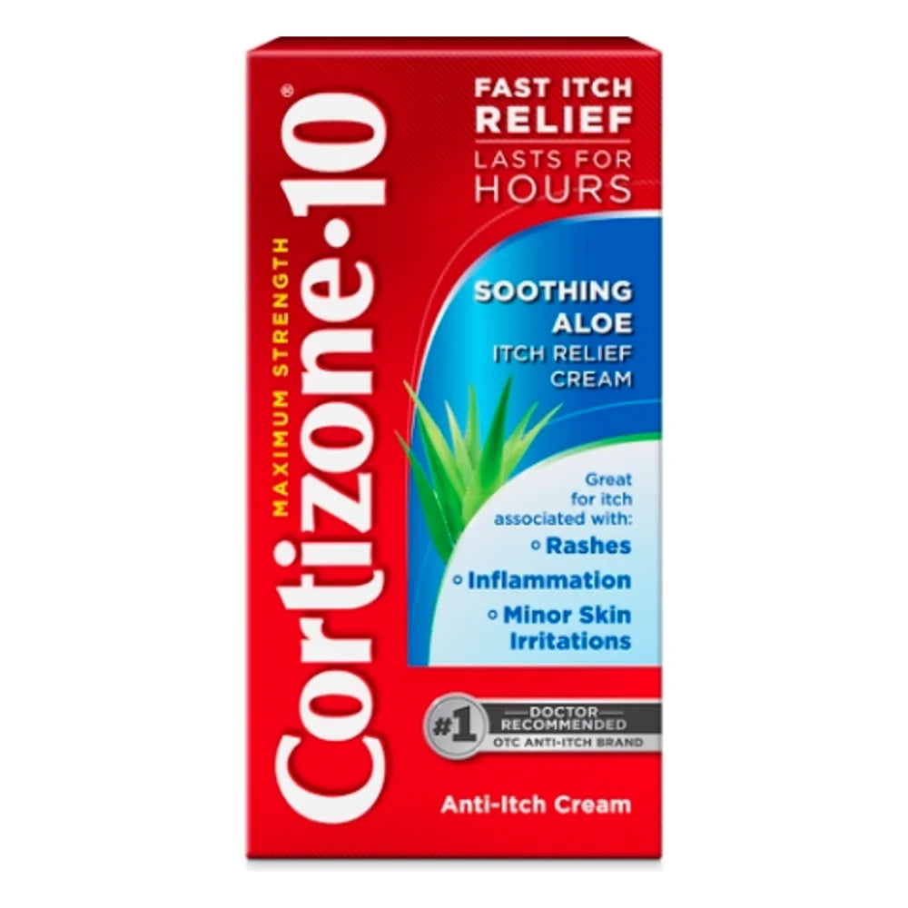 Cortizone Soothing Aloe Creme Tube Flexible Packaging, 1 Ounce — 36 Per Case