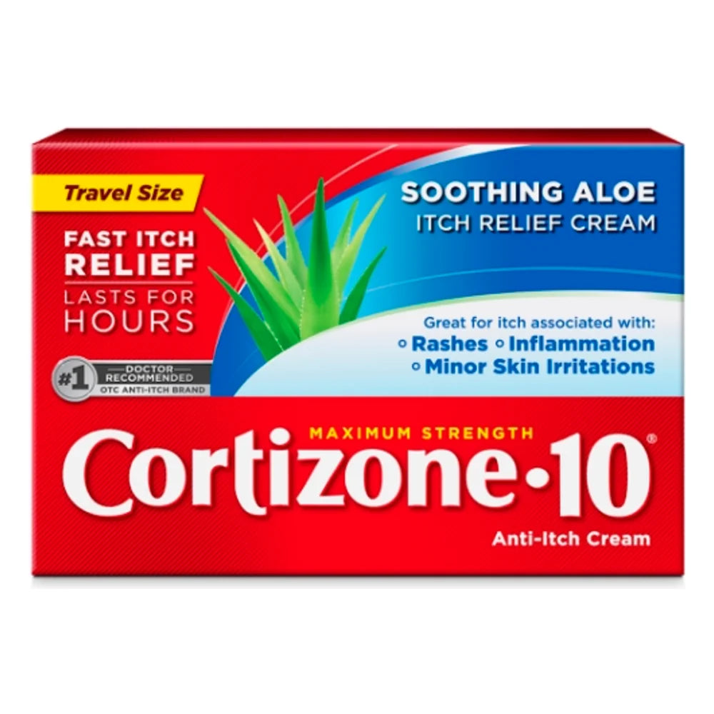 Cortizone Aloe Creme Tube Flex Package, 0.5 Ounce — 6 Per Case