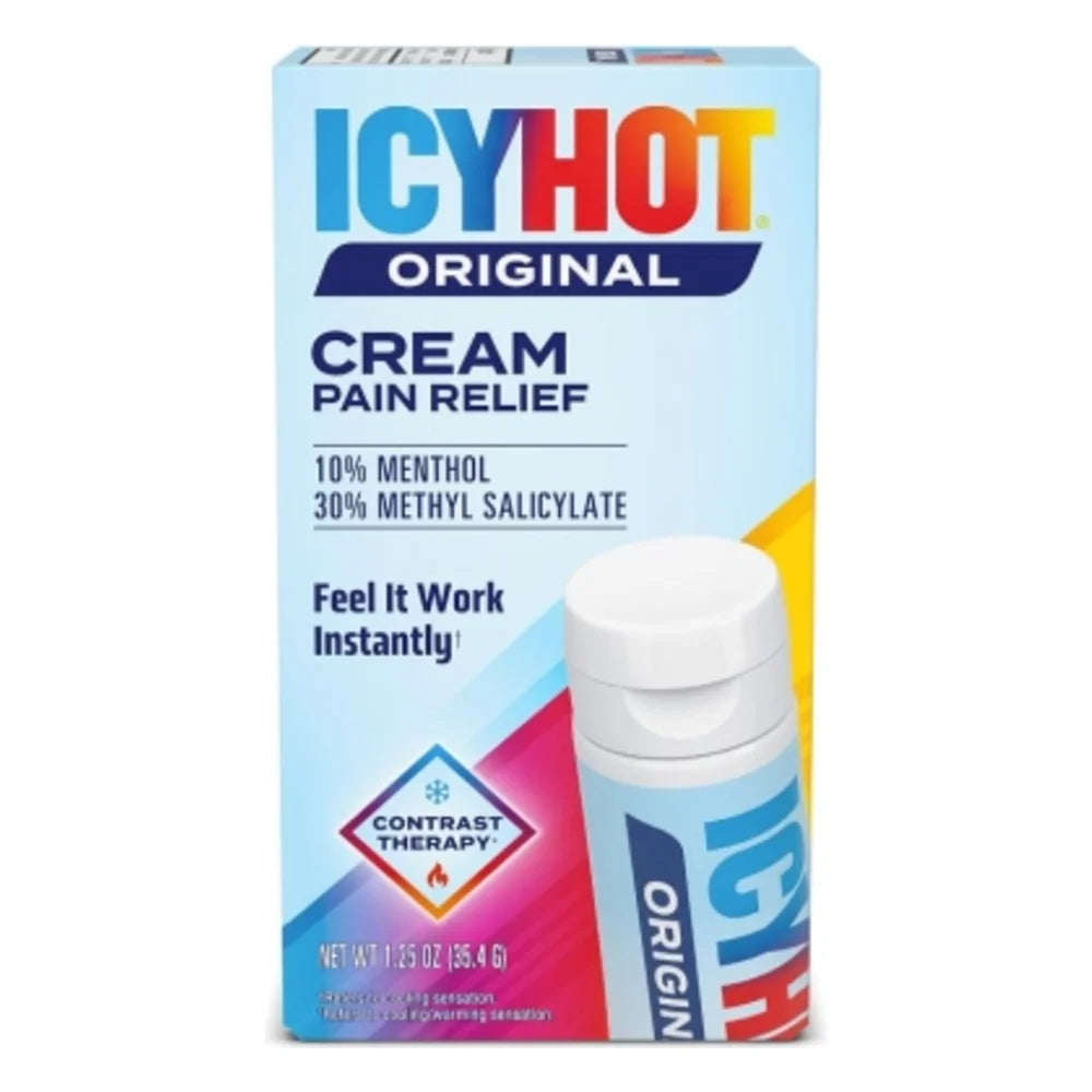 Icy Hot Pain Relieving Cream, 1.25 Ounce, 6 Per Pack — 24 Per Case