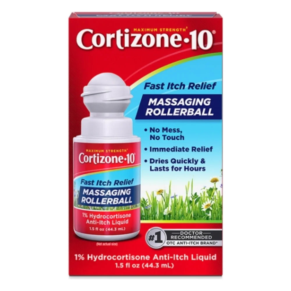 Cortizone No Mess Maximum Strength Fast Itch Relief, 1.5 Fluid Ounce — 24 Per Case