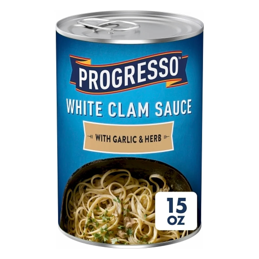 Progresso White Clam With Garlic & Herb Sauce, 15 Ounce — 12 Per Case