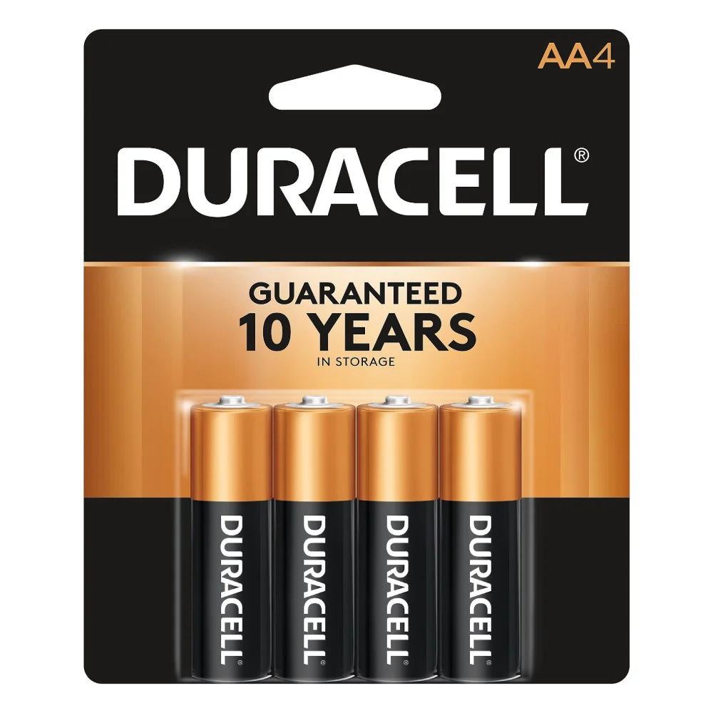 DURACELL AA Batteries, 4 Count — 56 Per Case