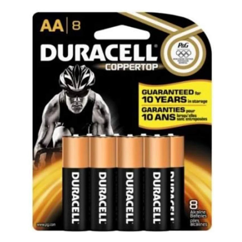 DURACELL Alkaline All Aluminum, 8 Count — 48 Per Case