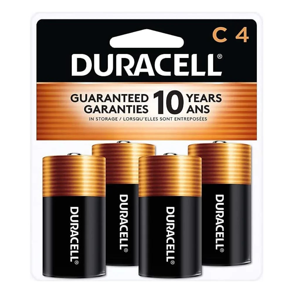 DURACELL MN1400R4ZX Colored, 4 Each — 18 Per Case