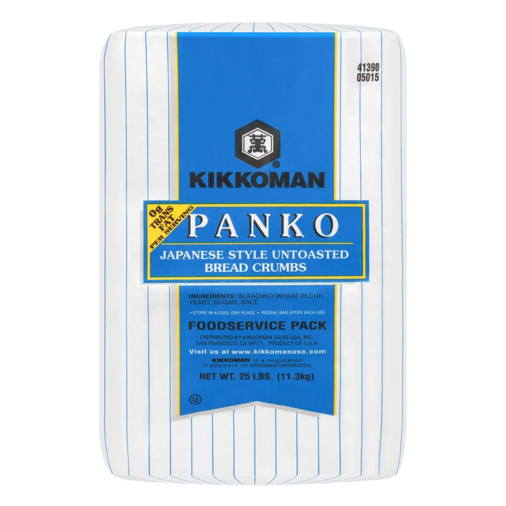 Kikkoman Panko Untoasted Bread Crumbs, 25 Pound — 1 Per Case
