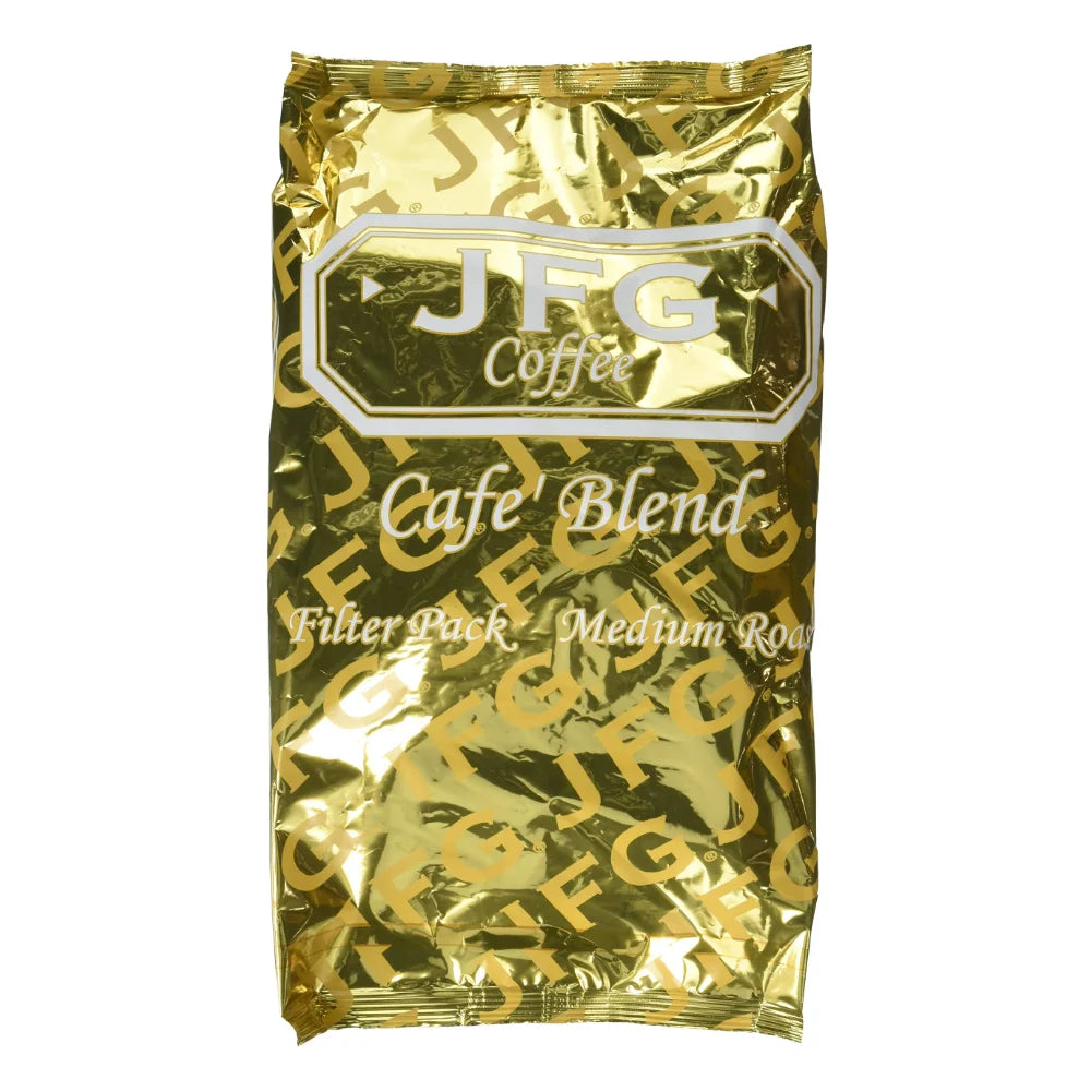 JFG Round Filterpack Coffee Cafe Blend, 1.3 Ounce — 42 Per Case