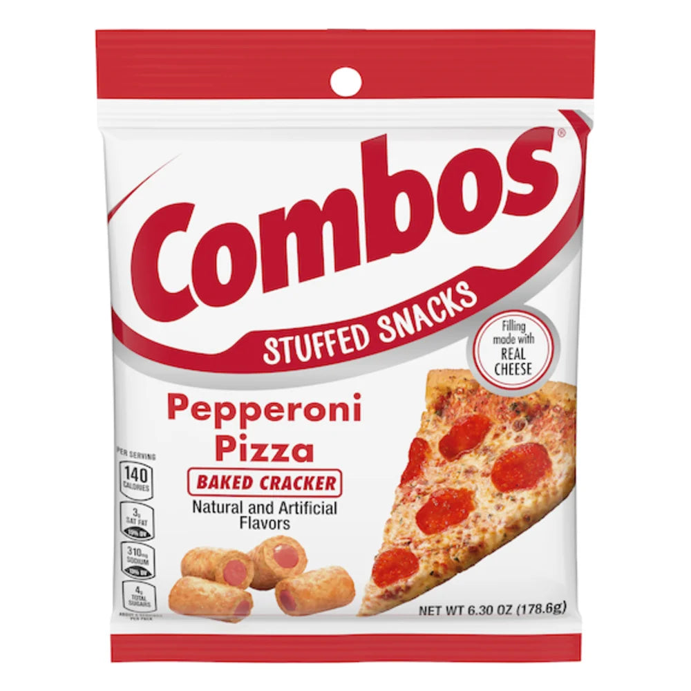 Combos Pepperoni Cracker Combo Snack, 6.3 Ounce — 12 Per Case