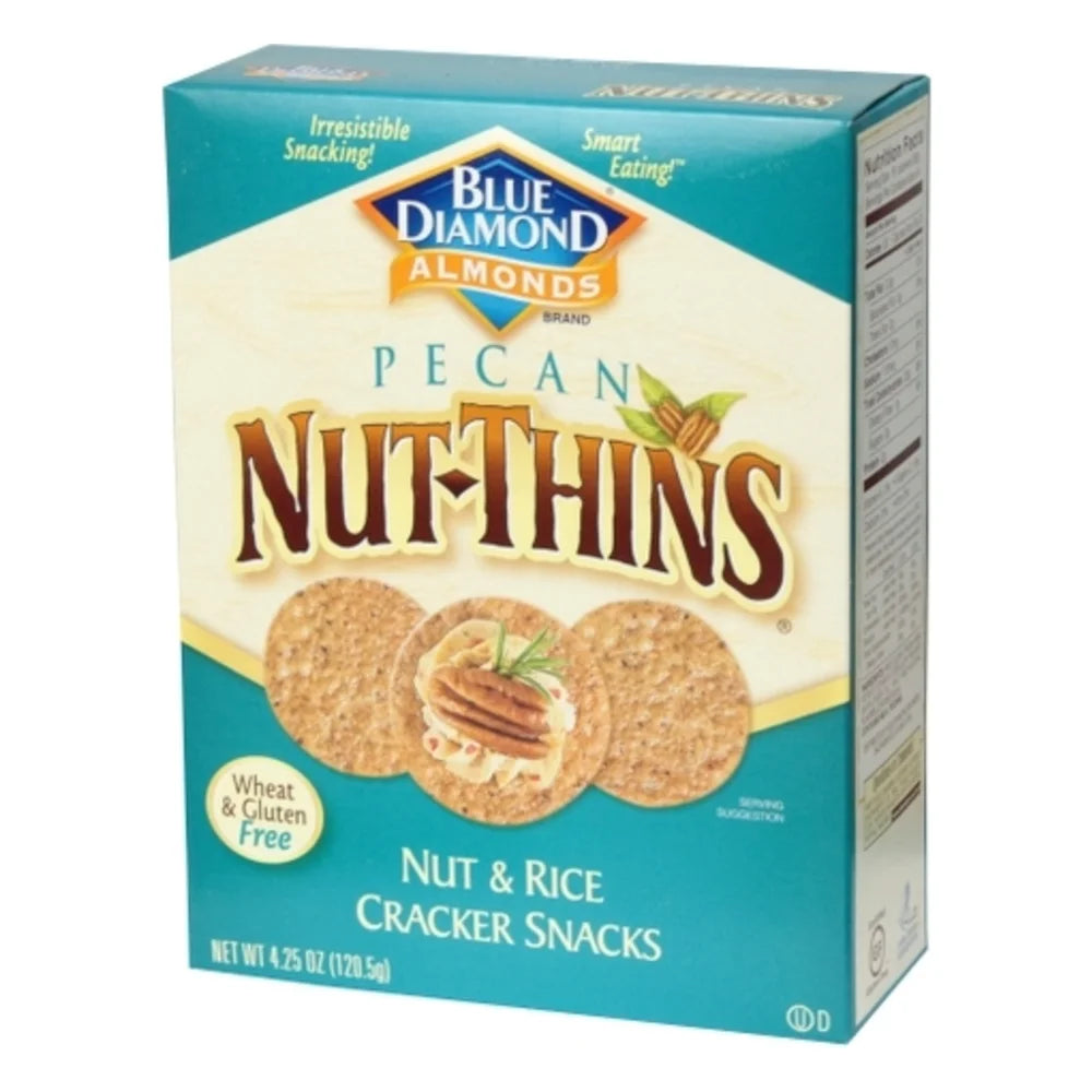 Nut-Thins Pecan Crackers, 4.25 Ounce — 12 Per Case