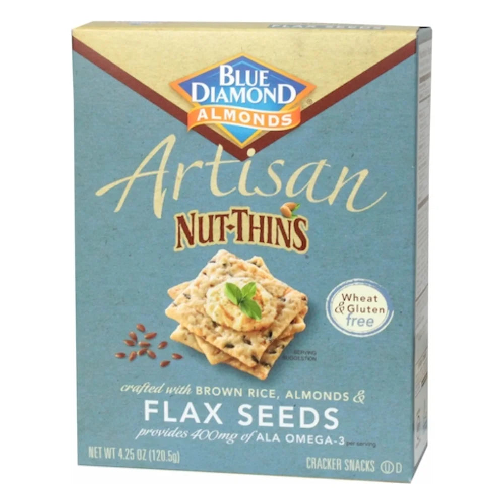Nut-Thins Flax Seed Crackers, 4.25 Ounce — 12 Per Case