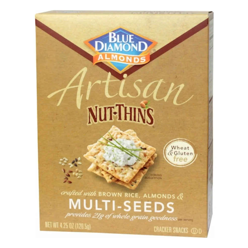 Nut-Thins Multi Seed Crackers, 4.25 Ounce — 12 Per Case