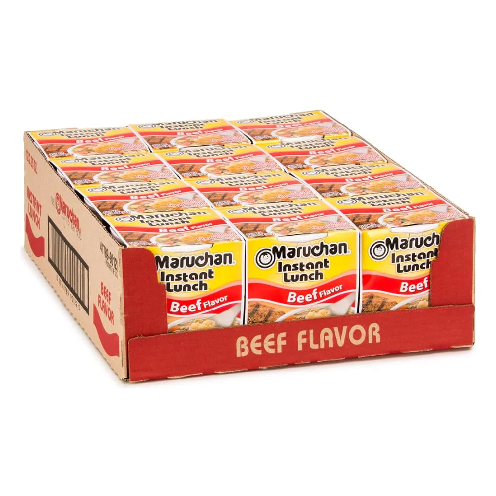 Maruchan Beef Flavored Ramen Noodle Soup, 2.25 Ounce — 12 Per Case