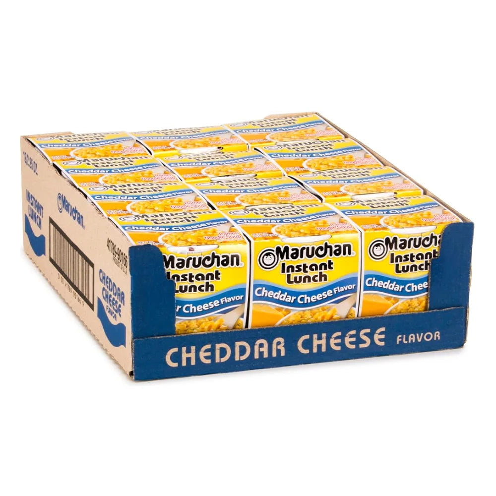 Maruchan Cheddar Cheese Flavored Ramen Noodle Soup, 2.25 Ounce — 12 Per Case