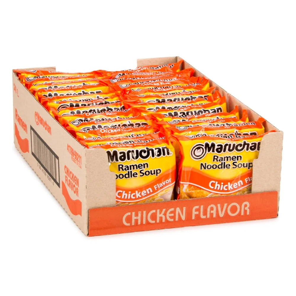 Maruchan Chicken Flavored Ramen Noodle Soup, 3 Ounce — 24 Per Case