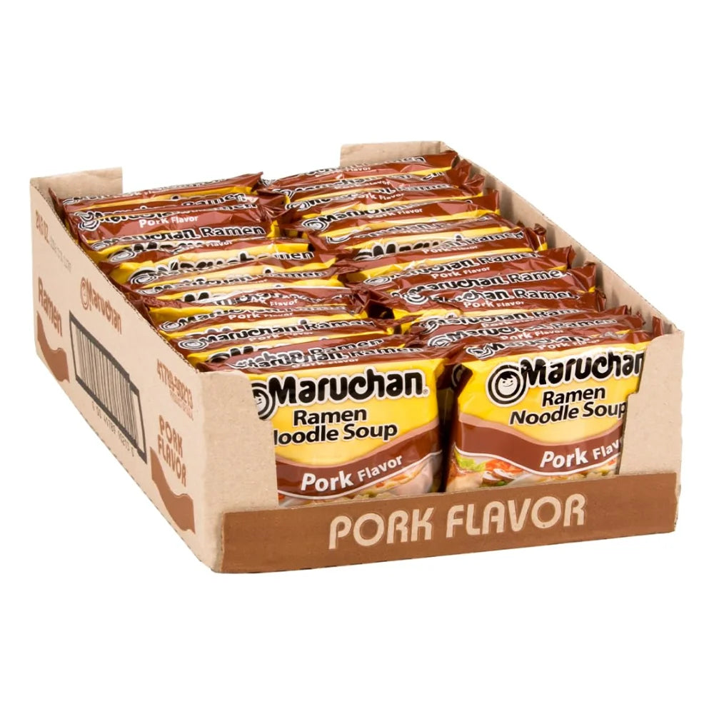 Maruchan Pork Flavored Ramen Noodle Soup, 3 Ounce — 24 Per Case