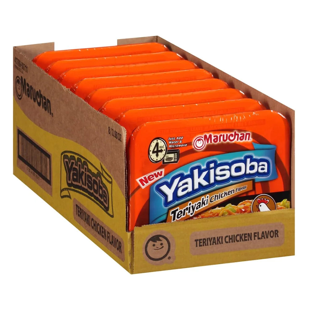 Maruchan Teriyaki Chicken Flavored Home Style Japanese Noodles, 3.98 Ounce — 8 Per Case