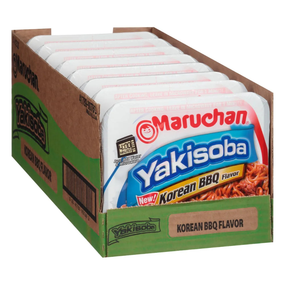 Maruchan Korean Bbq Flavored Home Style Japanese Noodles, 4.12 Ounce — 8 Per Case