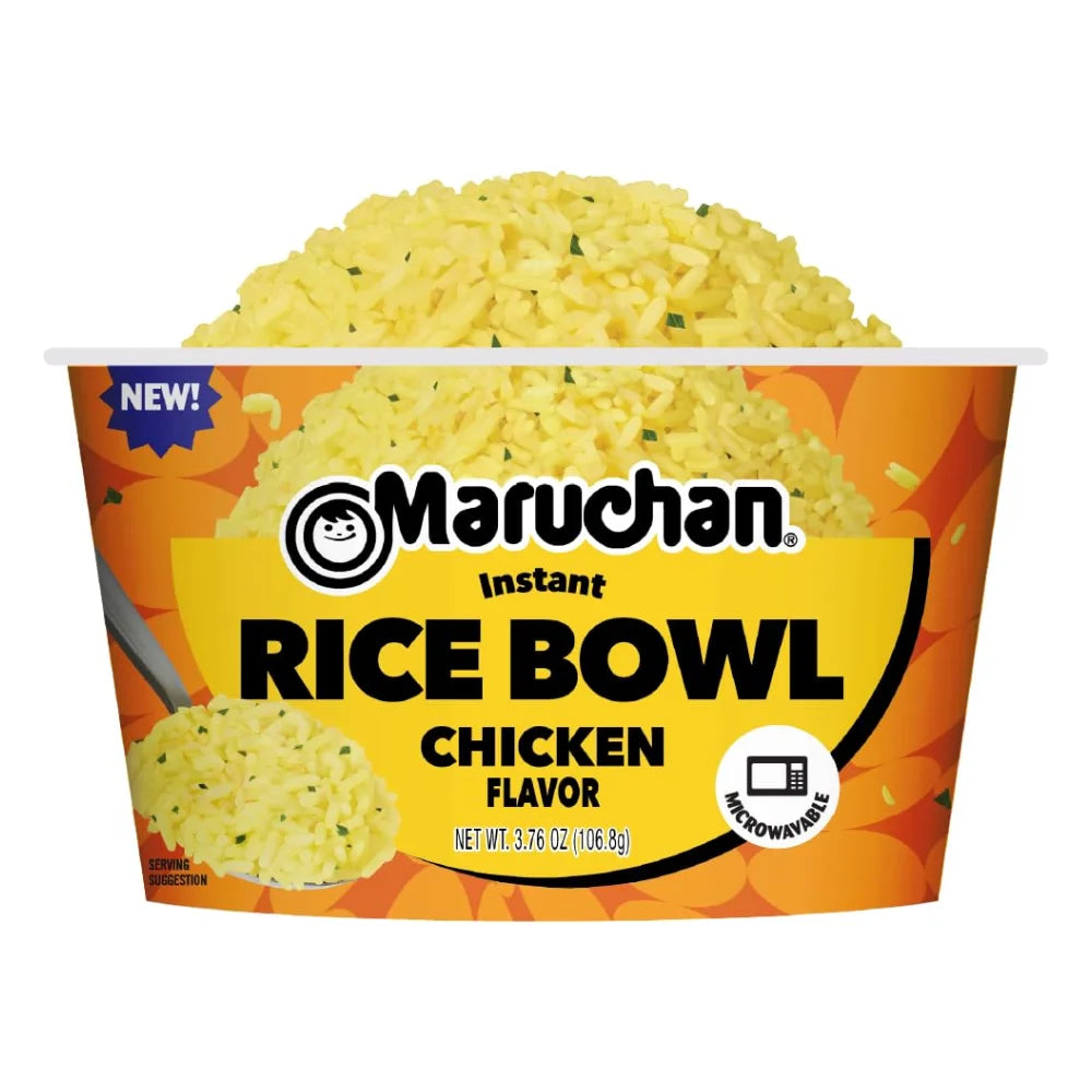 Maruchan Instant Rice Bowl - Chicken Flavor, 3.76 Ounce — 6 Per Case
