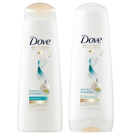 Dove Coconut & Hydration Shampoo & Conditioner (12 oz Each)/6pk