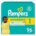 Pampers Swaddlers Diapers Size 1 (96 ct)/1pk
