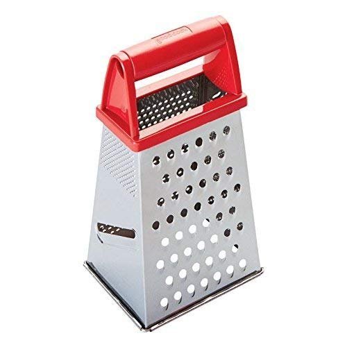 Good Cook Box Grater, Silver/Red/48pk