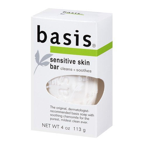 Basis Sensitive Skin Cleansing Bar (4 oz)/24pk