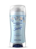 Secret Aluminum Free Deodorant Cotton (2.4 oz)/12pk