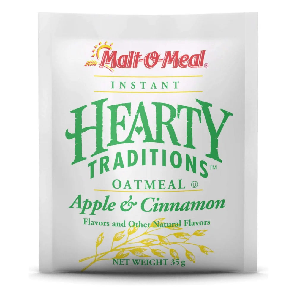 Malt O Meal Instant Apple & Cinnamon Oatmeal, 1.23 Ounce — 200 Per Case
