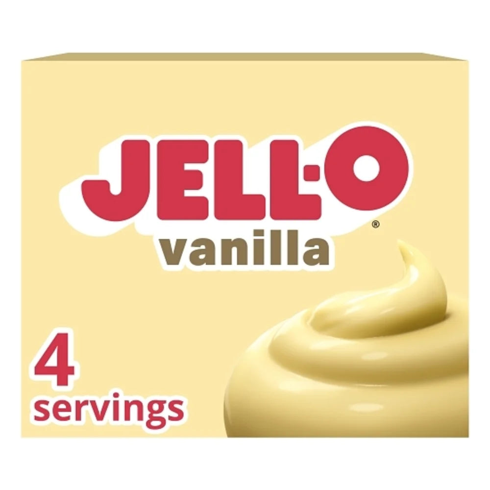 Jell-O Vanilla Flavored Instant Pudding Mix, 3.4 Ounce — 24 Per Case