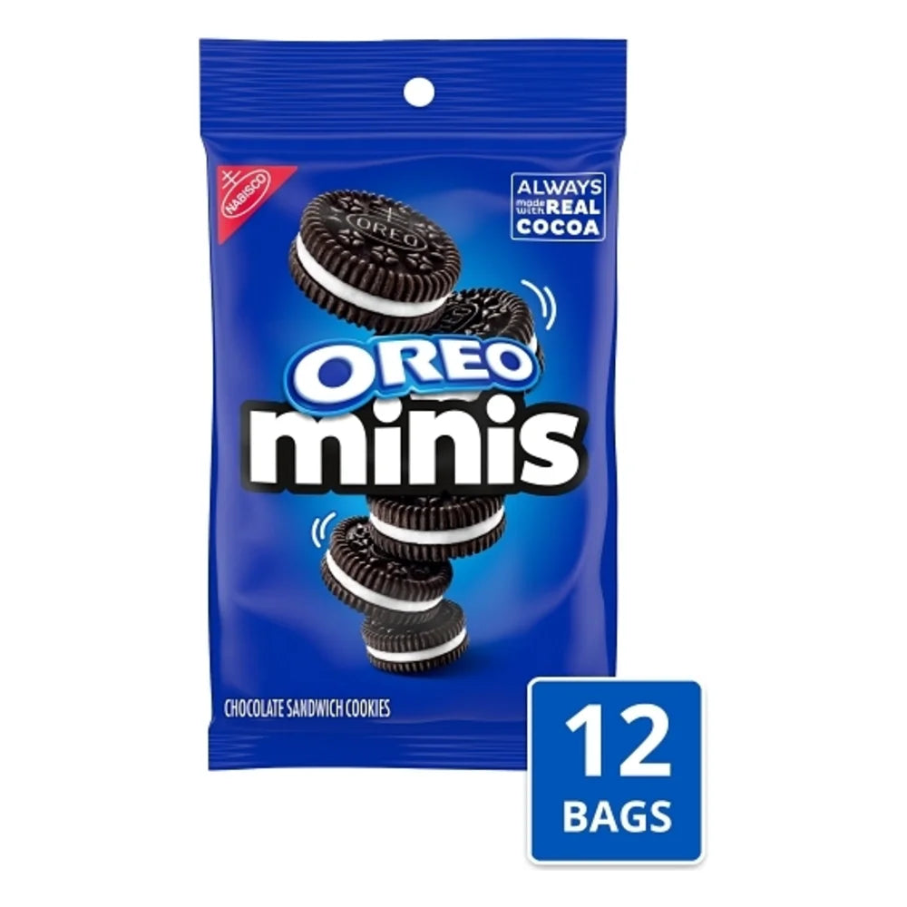 Oreo Big Bag Mini Cookies, 3 Ounce — 12 Per Case