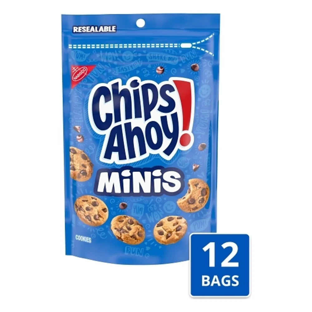 Chips Ahoy Mini Snack, 8 Ounce — 12 Per Case