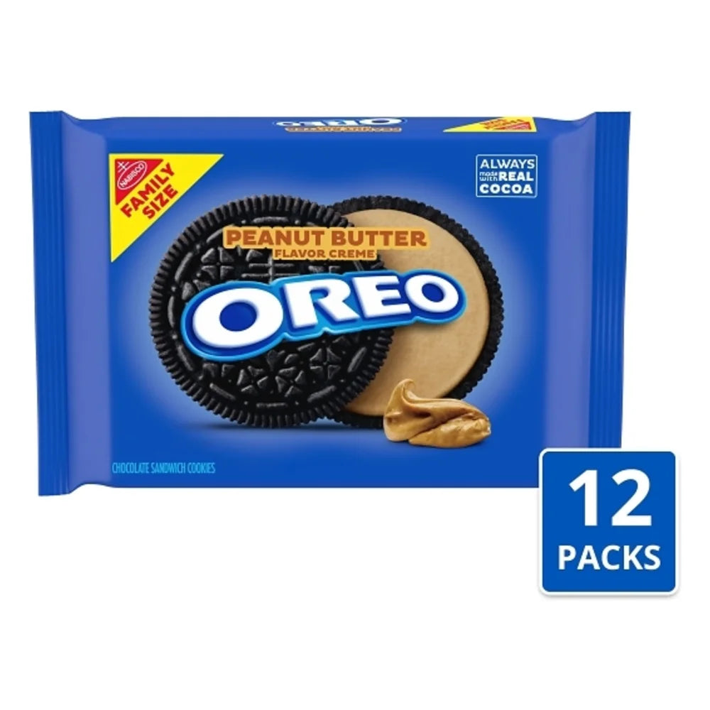 Oreo Chocolate Peanut Butter Cookie, 17 Ounce — 12 Per Case