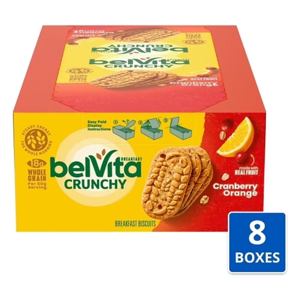 Belvita Cranberry Orange, 1.76 Ounce — 8 Per Case