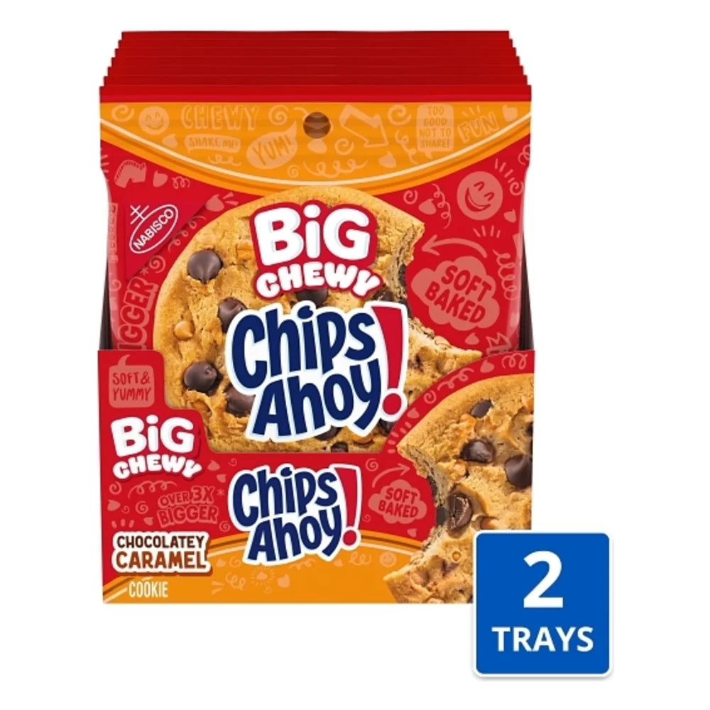 Chips Ahoy Chewy Caramel Big Cookies, 2.5 Ounce — 14 Per Case