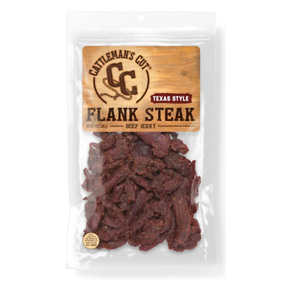 Cattleman's Flank Steak Texas Style, 9 Ounce — 6 Per Case