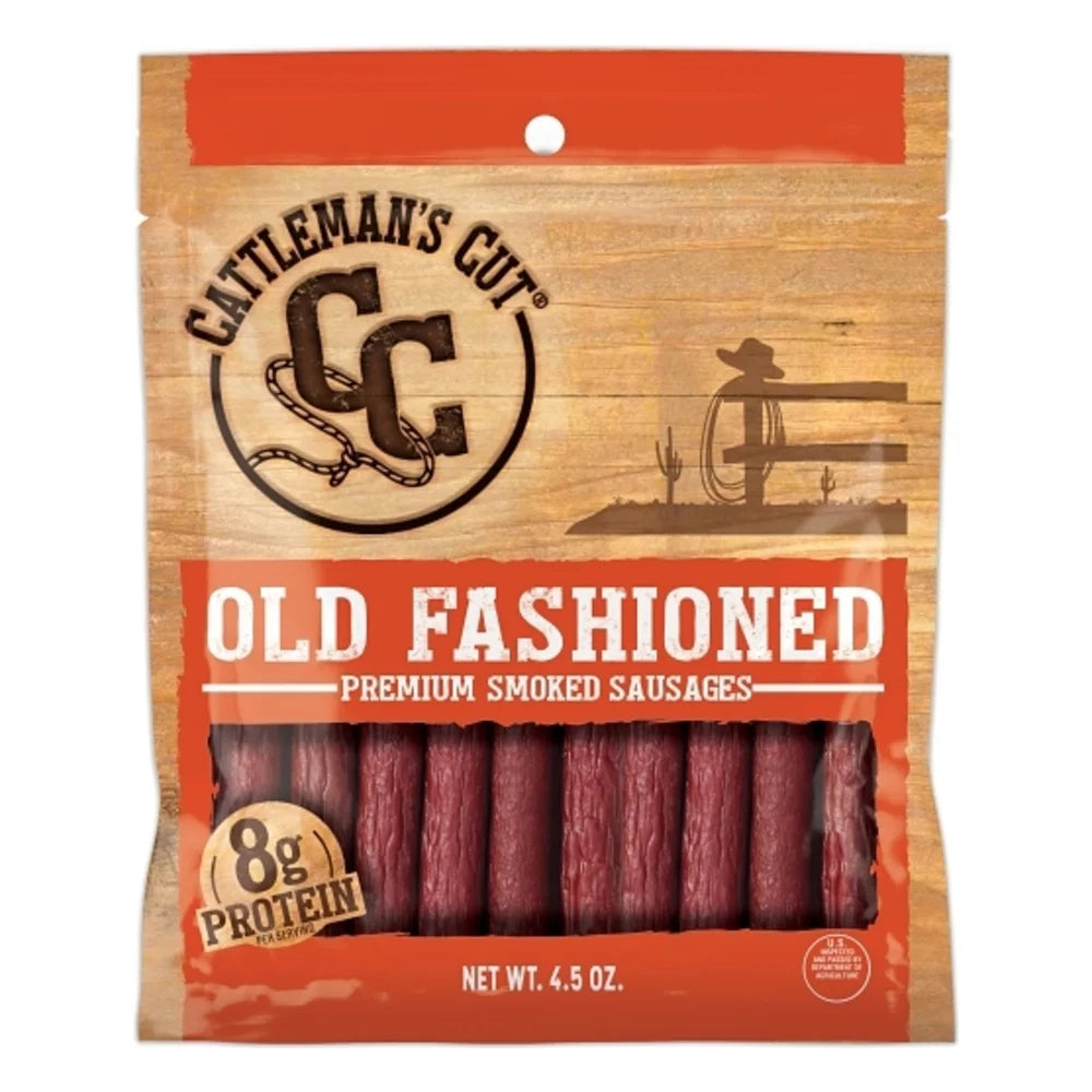 Cattlemans Old Fashioned Sausages, 4.5 Ounce — 8 Per Case