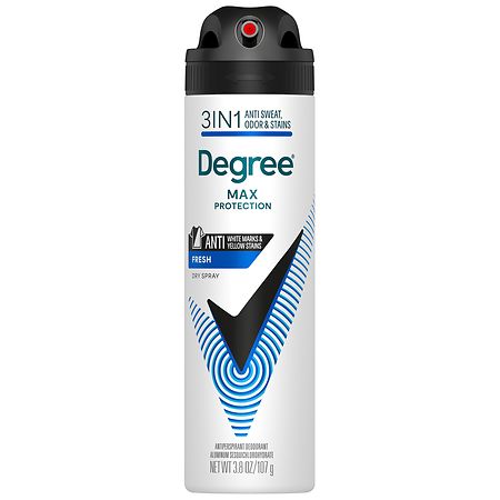 Degree Dry Spray Shower Clean, 3.8 oz — 12 Per Case