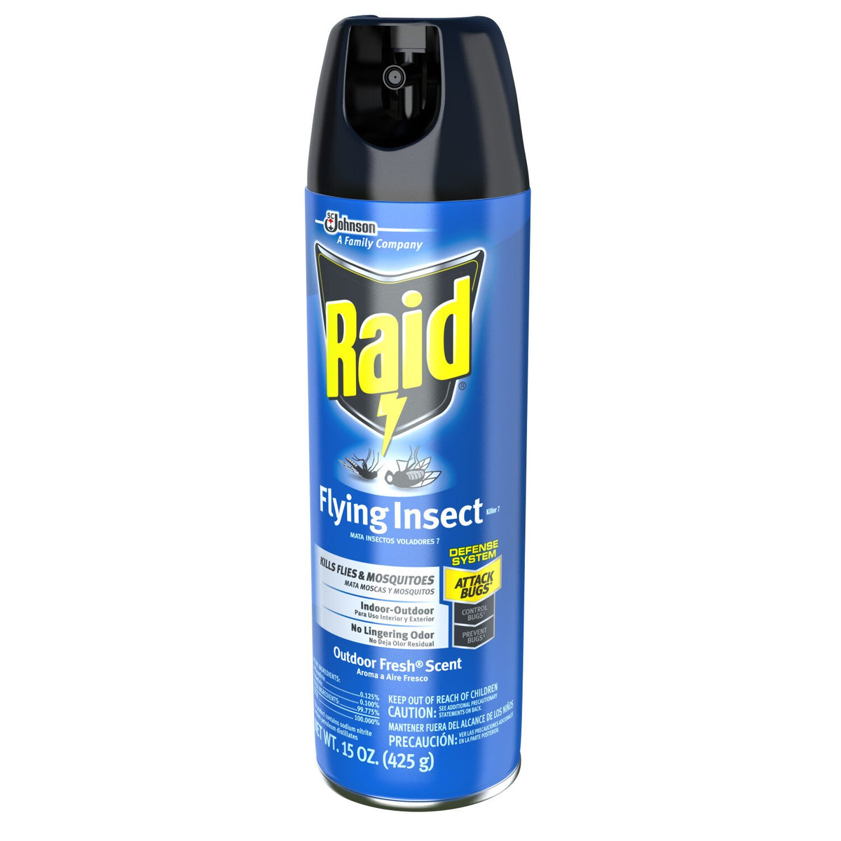 Raid D13 Flying Insect Killer Outdoor Fresh Srp Shipper, 15 oz — 5 Per Case