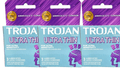 CHURCH & DWIGHT Trojan Ultra Thin Lubricated, 3 ct — 48 Per Case
