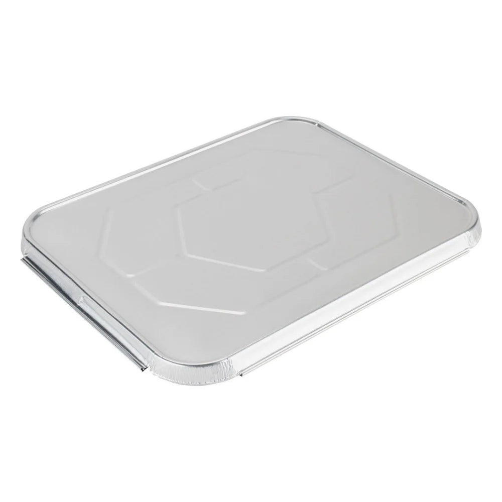 Western Plastics Half Steam Foil Lid — 50 Per Case