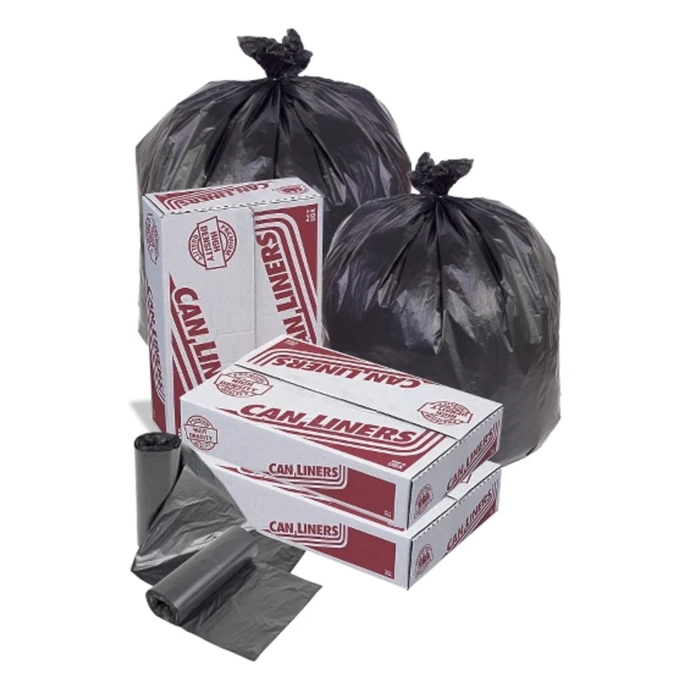 High Density Mini-Rolls Liner Blk43X48 22Mc, 15 Count — 10 Per Case