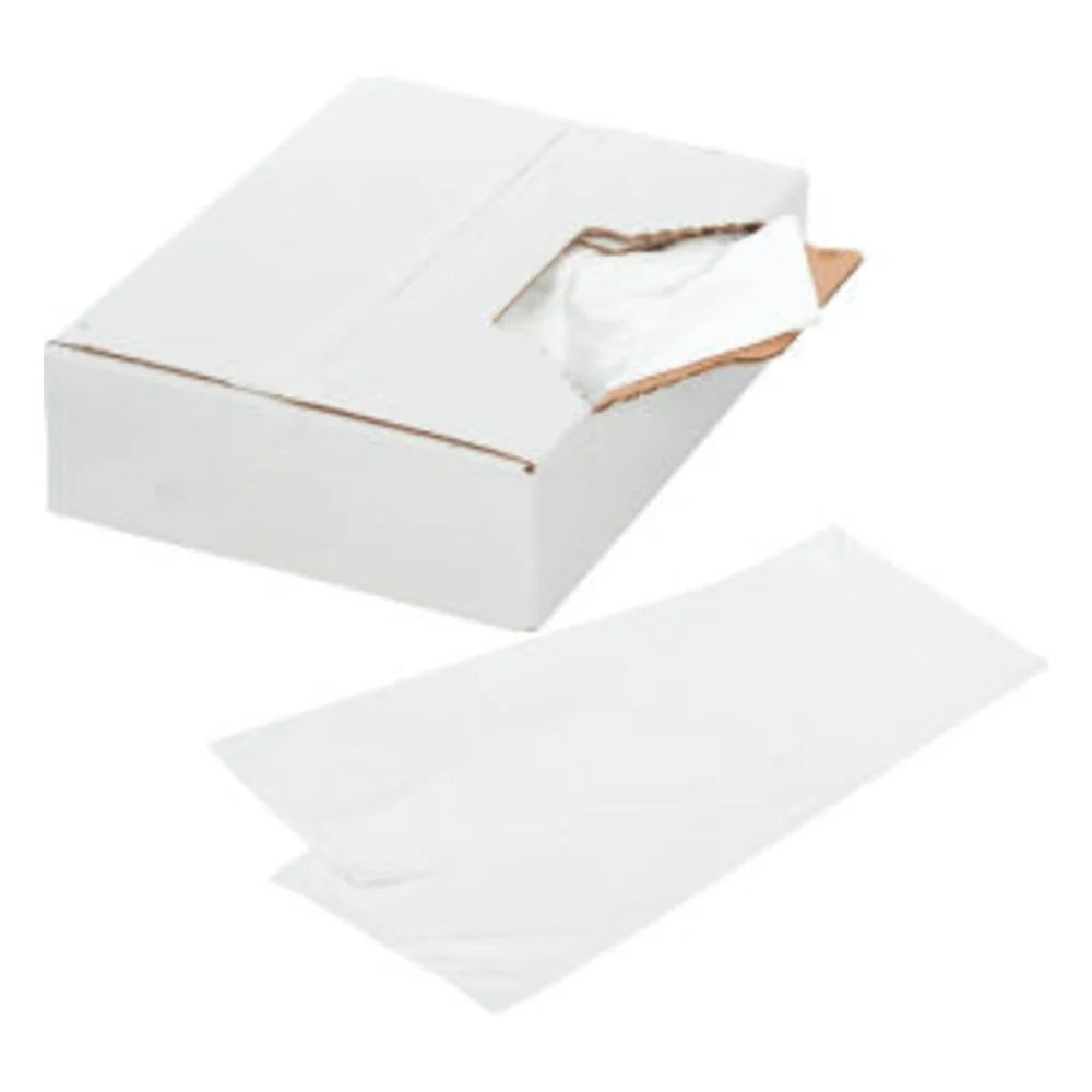 Pitt Plastics Mighty Tough 24 Inch X 32 Inch 0.45 Mil 12-16 Gallon Medium White Star Perforated Roll Can Liner, 16 Gallon — 10 Per Case
