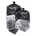 Pitt Plastics 38 Inch X 58 Inch .95 Mil Extra Heavy Black Star Perforated Roll Can Liner, 60 Gallon — 10 Per Case
