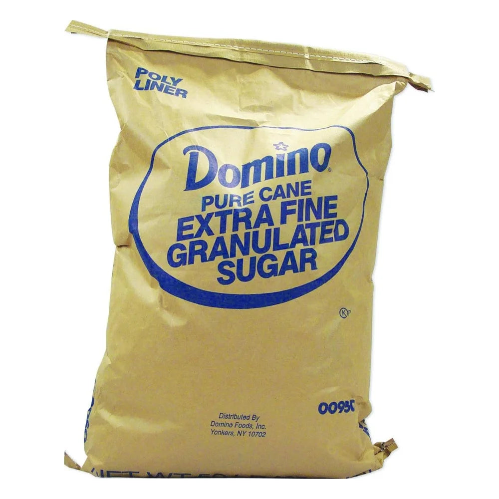 Domino Extra Fine Granulated Sugar, 50 Pound — 1 Per Case