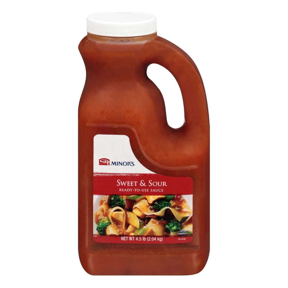 Minor's Ready To Use Sweet & Sour Sauce, 0.5 Gallon — 6 Per Case
