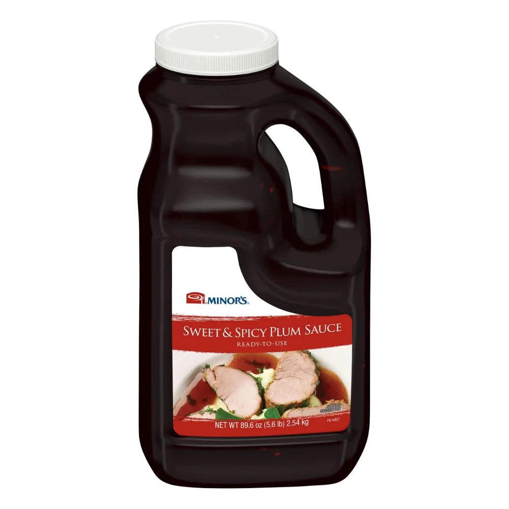 Minor's Ready To Use Sweet And Spicy Plum Sauce, 0.5 Gallon — 4 Per Case