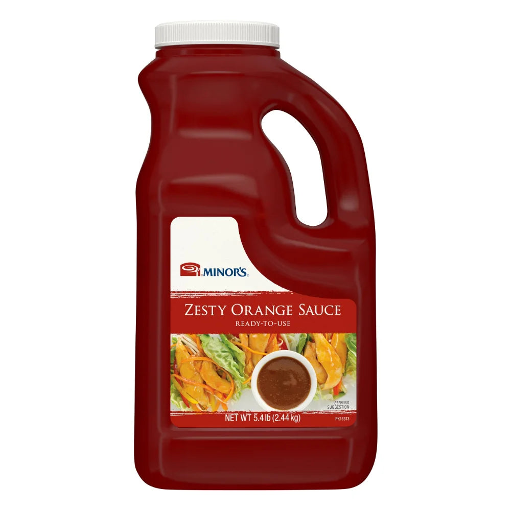 Minor's Ready To Use Zesty Orange Sauce, 0.5 Gallon — 4 Per Case